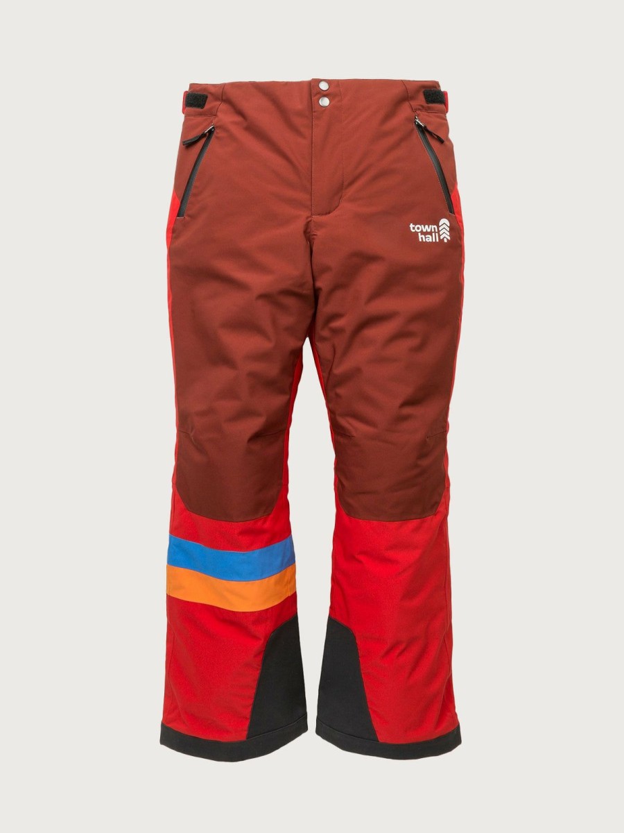 Kids Town Hall Outdoor Co Bottoms | Mountain Town Winter Pants Goji Berry-Fired Brick